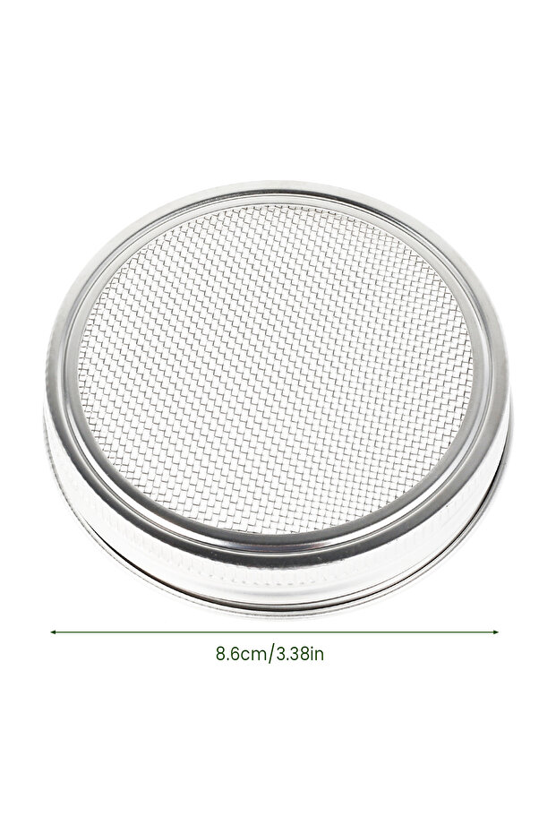 86MM Lid-1Pc 1/2 Pcs Seed Sprouter Germination Cover Stainless Steel Seed Sprout Can Lid Washable Wi