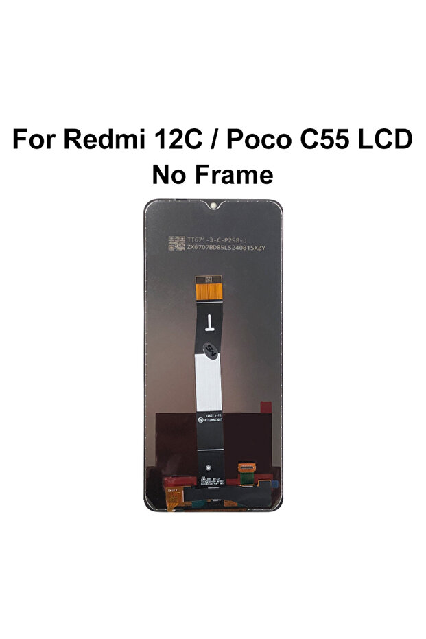 12C No Frame ForXiaomi Redmi 12C LCD 22120RN86G Display Poco C55 Touch Screen Digitizer For R