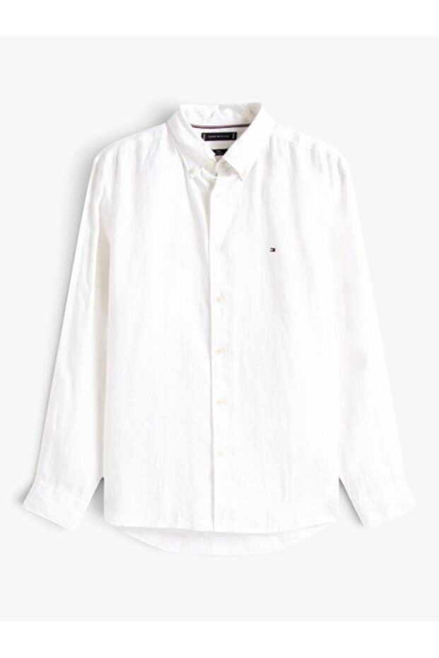 Pigment Dyed Li Solid Rf Shirt Men's White Shirt - Mw0Mw41530
