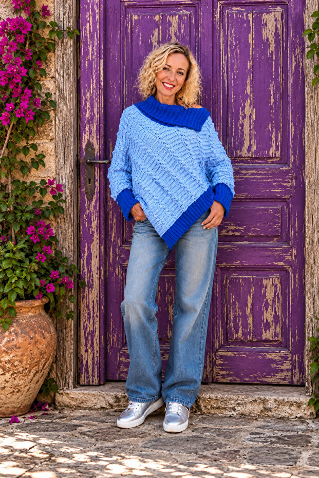 Ydr Design Asymmetrical Casual Sweater