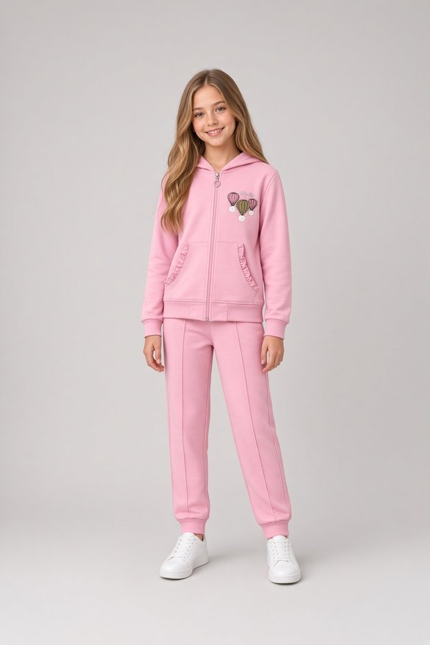 Lets Fly Written Girls' Suit
