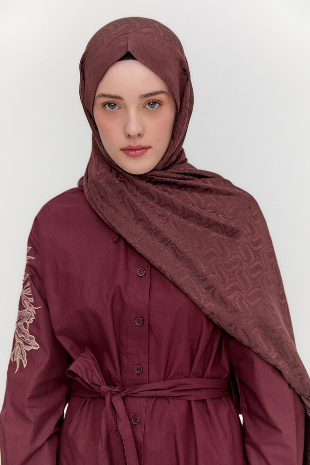 Logolu Naina Pamuk Şal