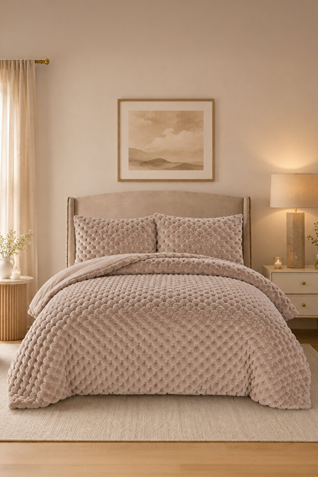 Victoria Comfort Sleeping Set Double Beige