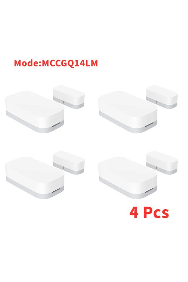 4pcs E1 Door Sensor New Aqara Door Window Sensor E1 ZigBee 3.0 MCCGQ14LM APP Remote Control For Smar