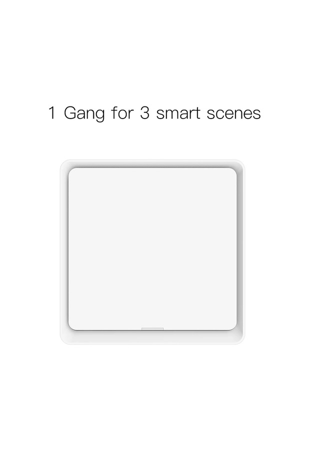 1 Gang White 4 Gang Tuya ZigBee Wireless 12 Scene Switch Push Button Controller Battery Po