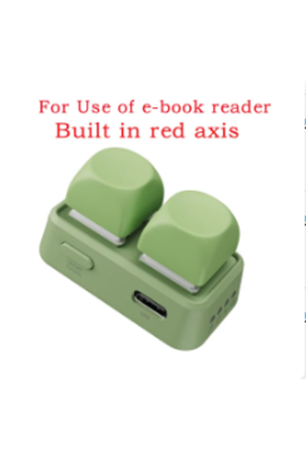green U New Keypad Dual Button E-book Page Turner For Tablet Mobile Phone Blue Tooth Remote Control