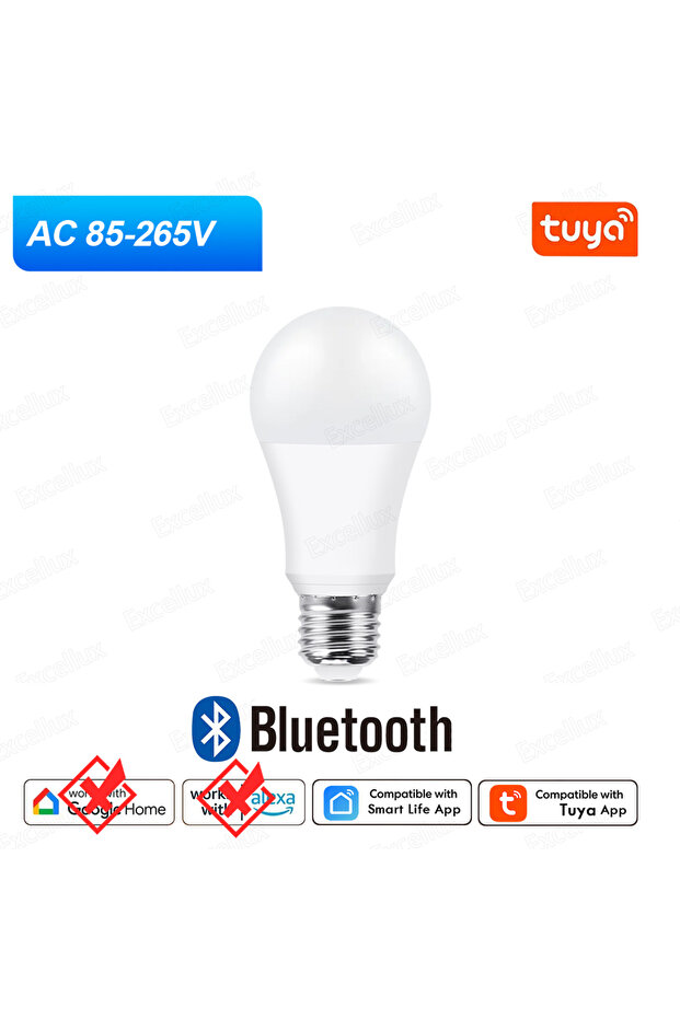 Yes 85-265V Bluetooth Tuya E27 Led Lamp App Control Bluetooth /WiFi Led Light Bulbs 15W RGB CW WW Sm