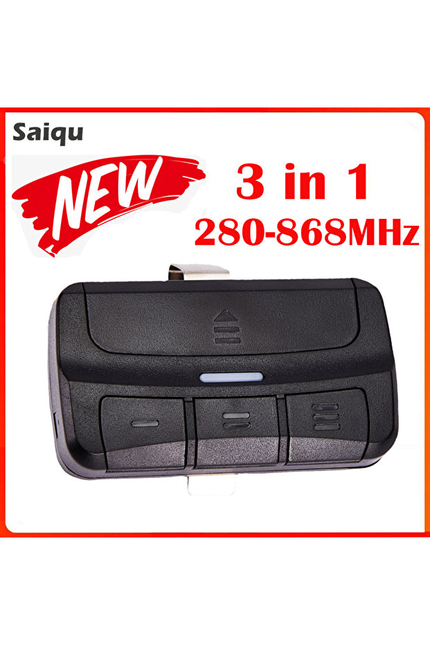 1PCS Universal Remote Control Multifrequency 287MHz-868MHz Garage Door Opener Gate Control 3 Buttons