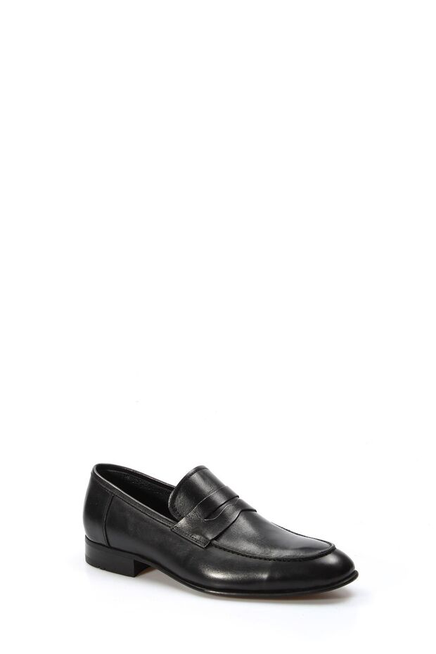 Genuine Leather Black Men's Classic Shoes 822GA79