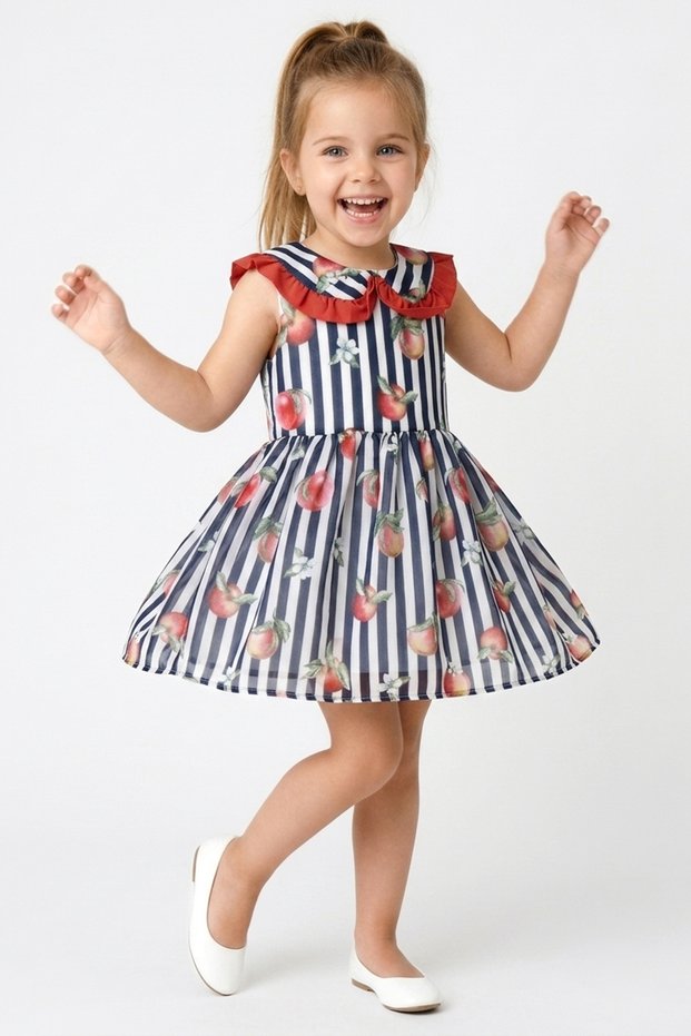 Baby Girl Dress Girls' Dress Birthday Party Wedding Dress Lace Short Sleeve Lined Dress