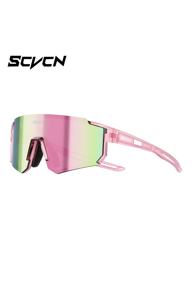 07 SCVCN Girls Sports Sunglasses Kids Cycling Glasses Photochromic UV400 Boys Baseball Outdoor Eyewe