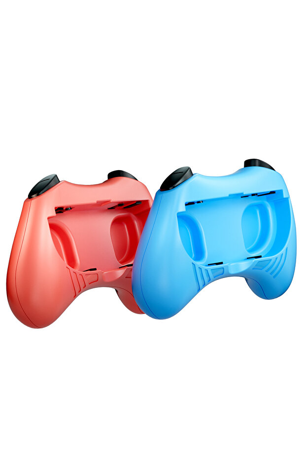 Orange-Blue GAMINJA Game Accessories 2PCS Comfort Grips For Switch 2 Console Hand Grip Left Right Br