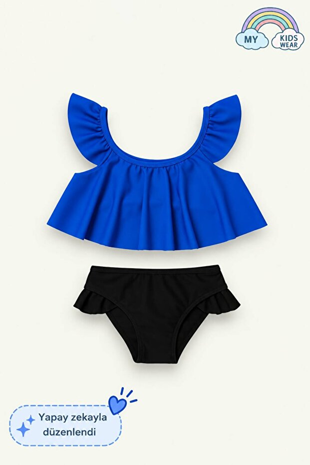 Ruffle Detailed 2-Piece Swimsuit Set