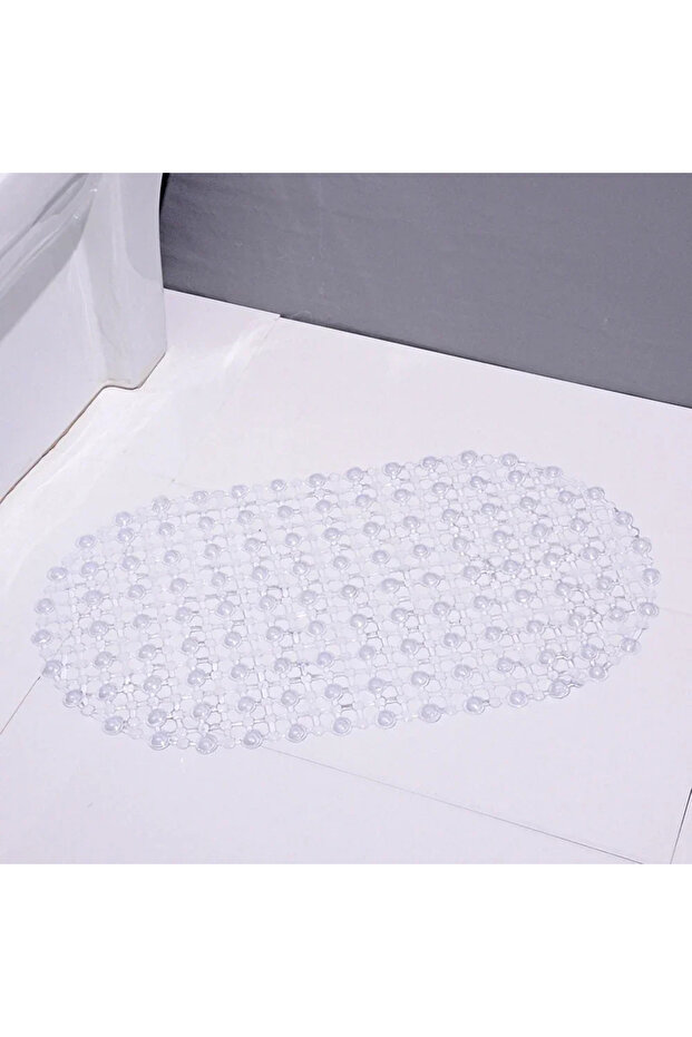 White New Household Non-slip Mat Bathroom Bath Massage Suction Cup Bathtub with Suction Cup Bathroom