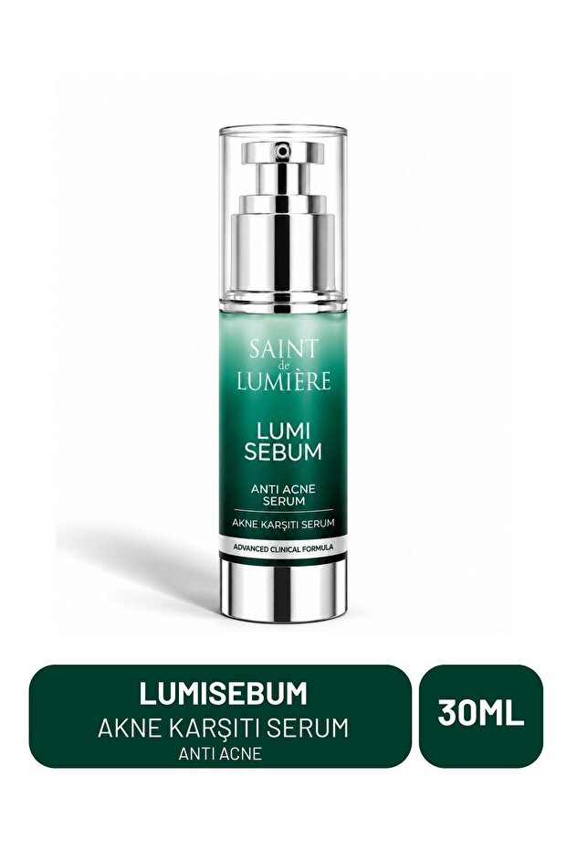 LUMISEBUM Anti-Acne, Blackhead and Blemish, Sebum Balancing, Mattifying and Moisturizing Serum 30ml