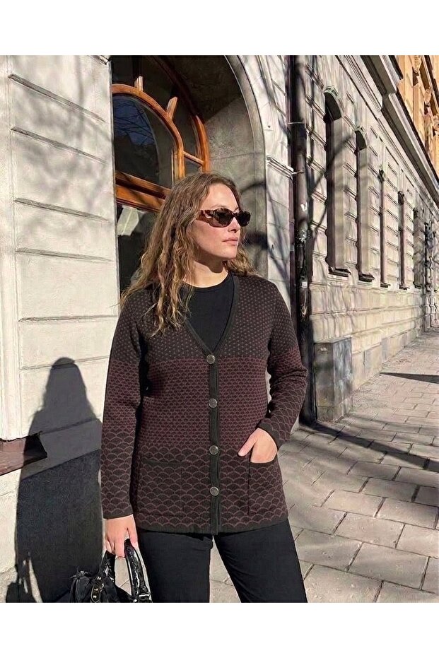 Patterned Steel Knit Classic Tricot Jacket