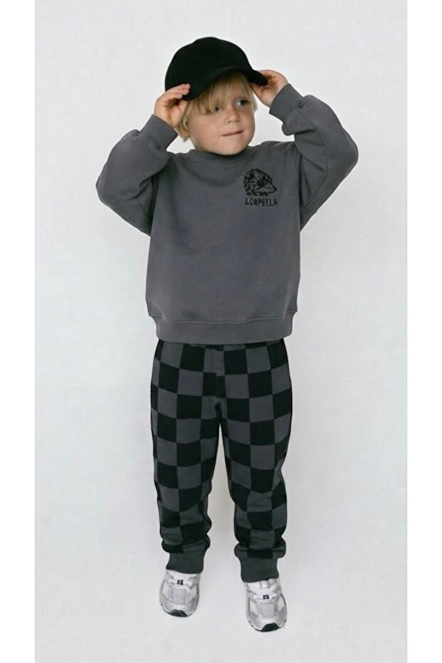 Boy's Cotton 3-Yarn Non-Padded Suit (One Size up Recommended)