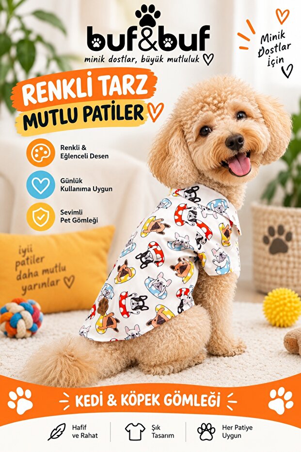 Aqua Paws - Cat Dog Shirt Outfit Small Medium Breed Dog Outfit