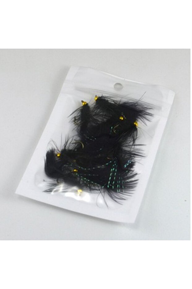 10Pcs In Bag MNF 10Pcs Bead Head Wooly Bugger Streamer for Trout, Steelhead, Salmon, Arctic Char, Pi