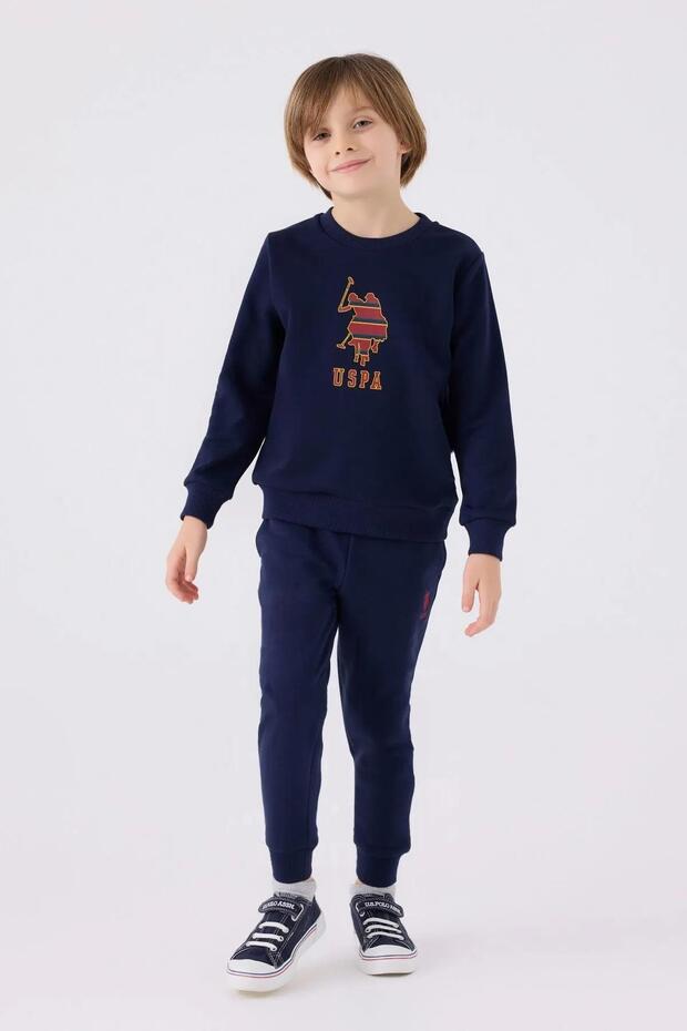 U.S. Polo Assn. 3 Thread Raised Winter Boy's Pajama Suit