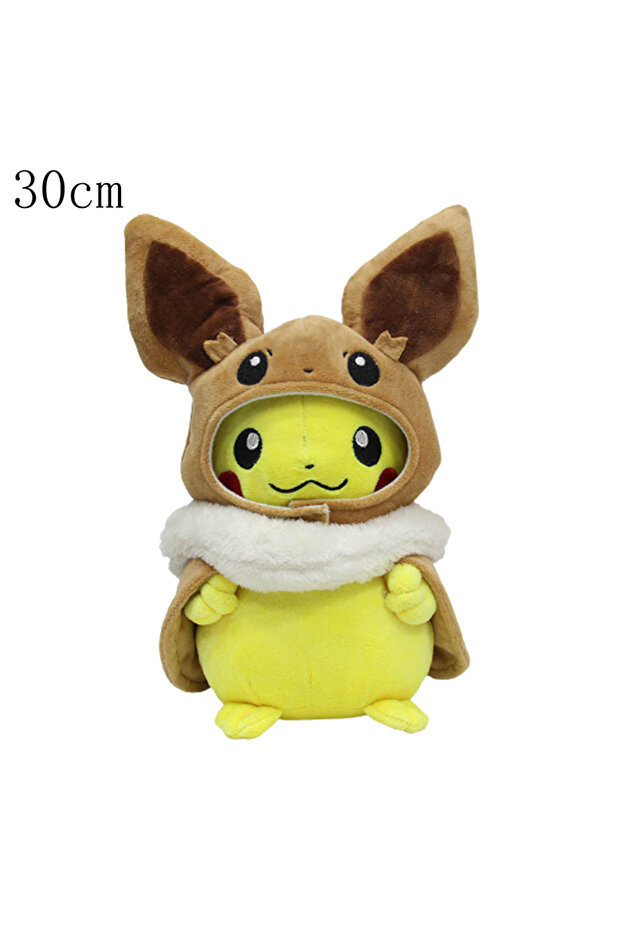 Pikachu 30cm Cos Eevee Pikachu Cosplay Plush Toy Charizard Peluche Snorlax Garchomp Tyranitar Hydrei