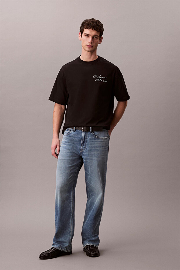 16S April Graphic Se Men's Crew Neck T-Shirt Black