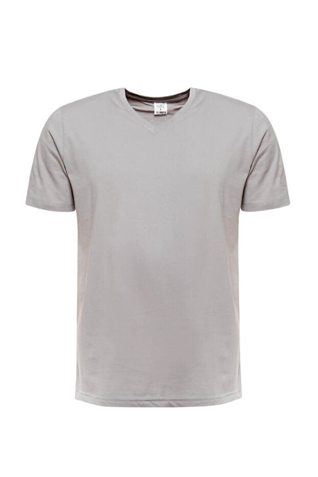 T-Shirt Men's V-Neck Combed Cotton