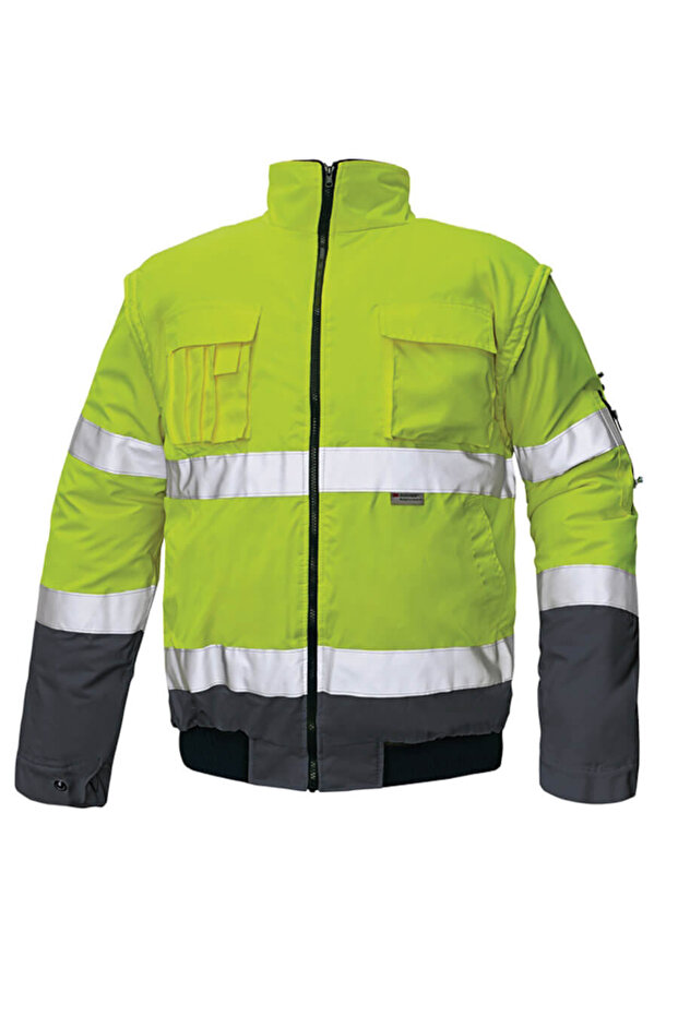 Clovelly Pilot Mont (Neon Yellow/Navy Blue)