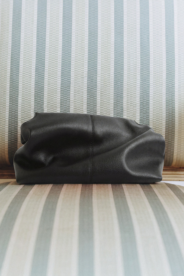 Bag 2632 - Soft Formed Black Women's Bag