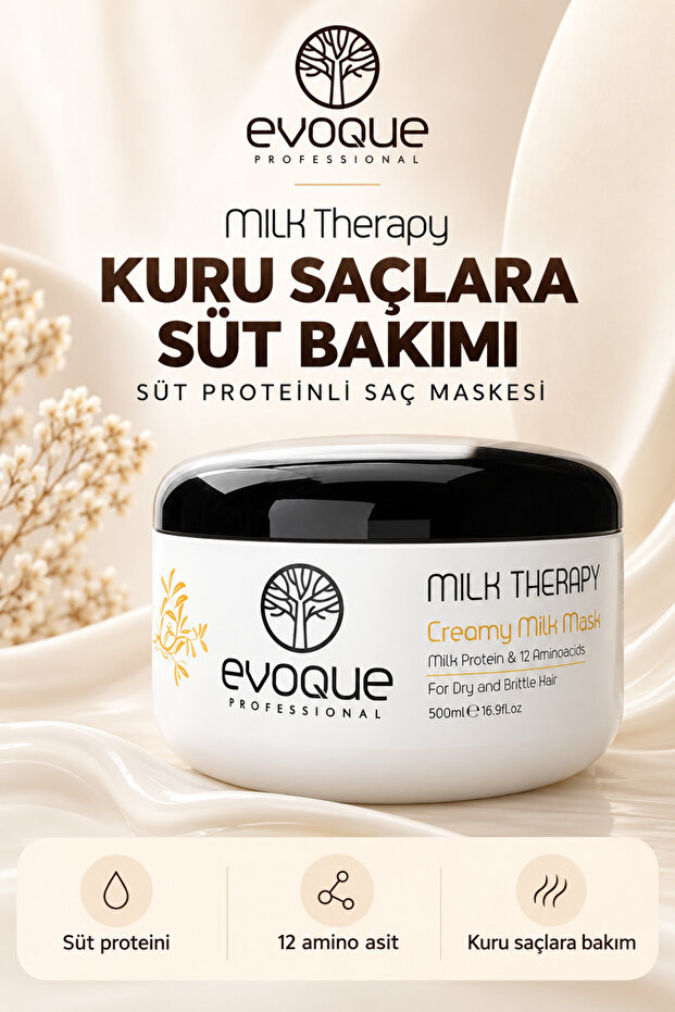 Evoque Milk Therapy Intensive Repair & Moisturizing Hair Care Mask