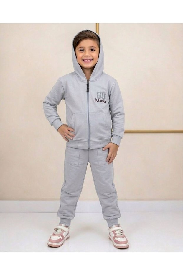 Go Embroidered Detail Boys' Suit