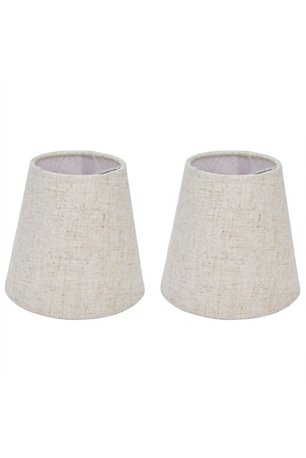 PT13 2Pcs Table Lamp Shade Cover for E14 Bulbs Fabric Clip On Lampshade for Candlestick Lamps Chande
