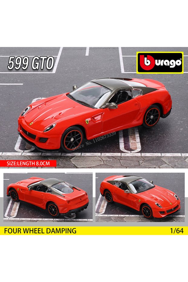 599 GTO Bburago 1: 64 Ferrari SP3 812 Competitor ENZO F40 F12TDF SF90 458 Collection Series Car Die