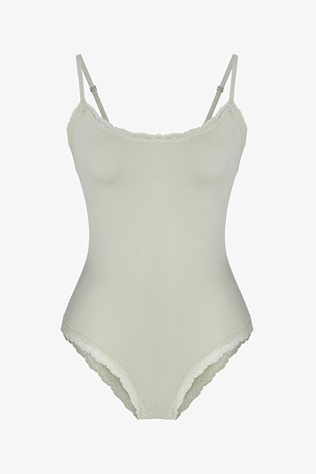 Mint Green Lace Detailed Body