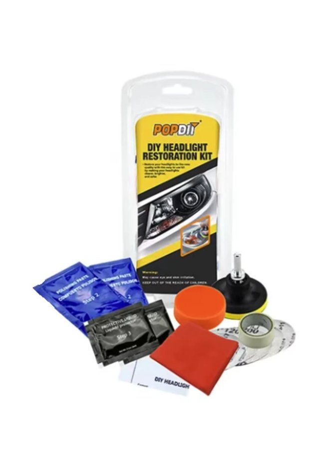 Kit polish pentru faruri auto POPDIT