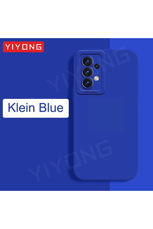 For Galaxy A52 5G Blue A52 A53 Case YIYONG Original Liquid Silicone Soft Cover For Samsung Galaxy A5