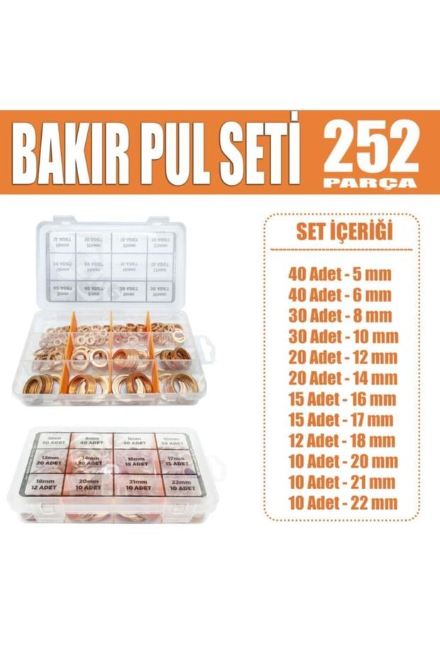 252 Parça Bakır Pul Seti