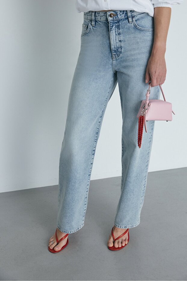 Pink Mini Mervie Baguette Bag