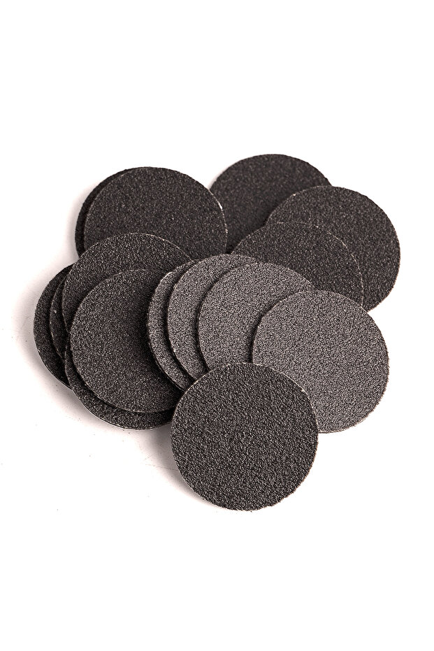 10 Pieces Adhesive Sanding Disc Set#150 (Medium Thin) Manicure Pedicure Hand Foot Nail Care 25mm