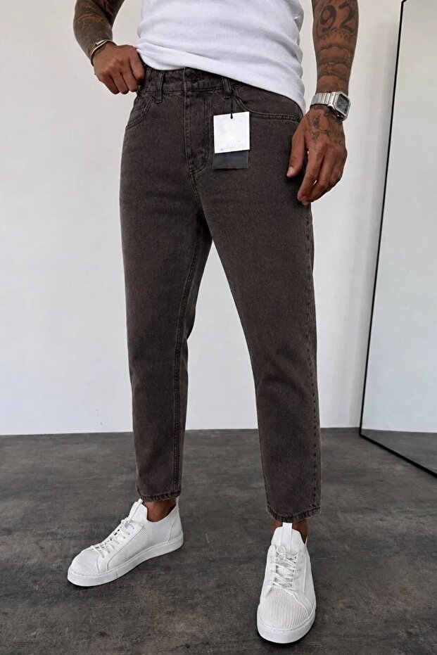Boyfriend Fit Men's Brown Jean Jeans Pants Ke-727