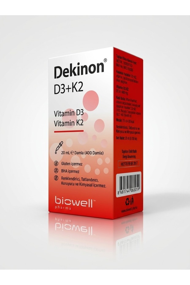 Biowell D3+K2 20 Ml Sprey