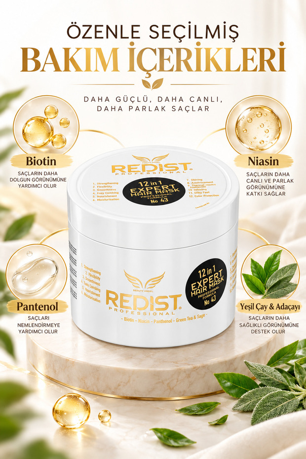 12 in 1 Hair Care Mask 475 ml |   Intensive Care for Worn and Hard Hair