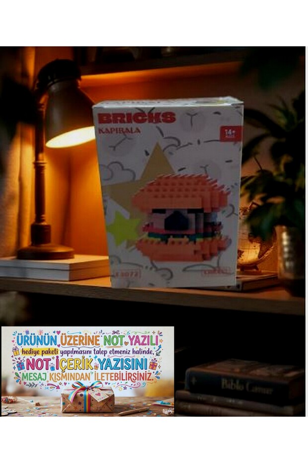 Capybara Bricks E3072 Lego (in the Form of a Written Message on the Gift Package if You Want to Send a Note)