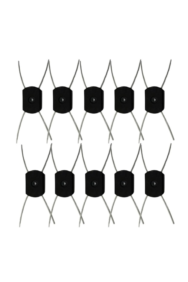 10Pcs Replacement Steel Wire Line Trimmer Head for Cordless Grass Trimmers String Trimmer Head Elect