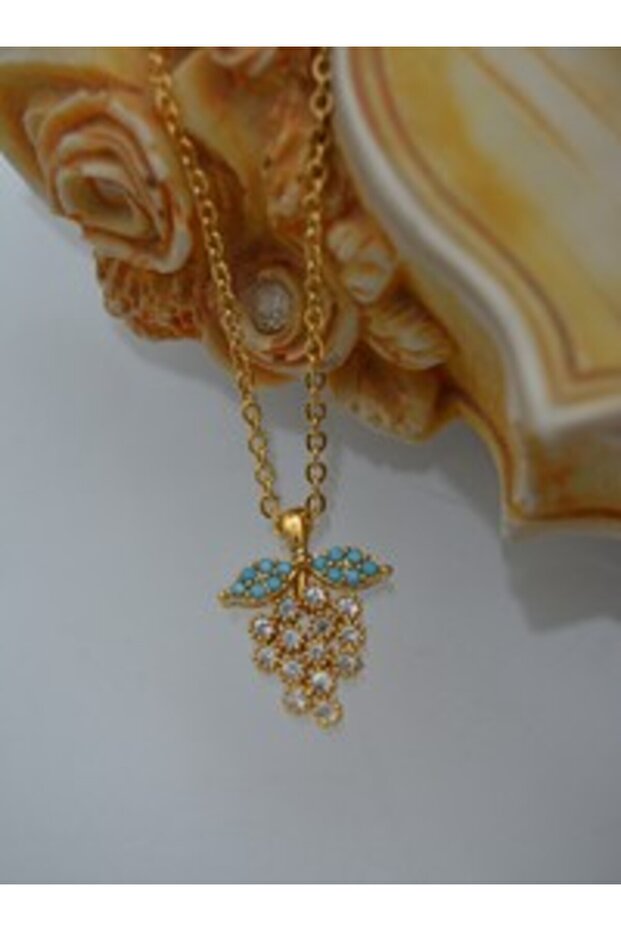 Jewelry Store Grape Necklace - Gold Color -