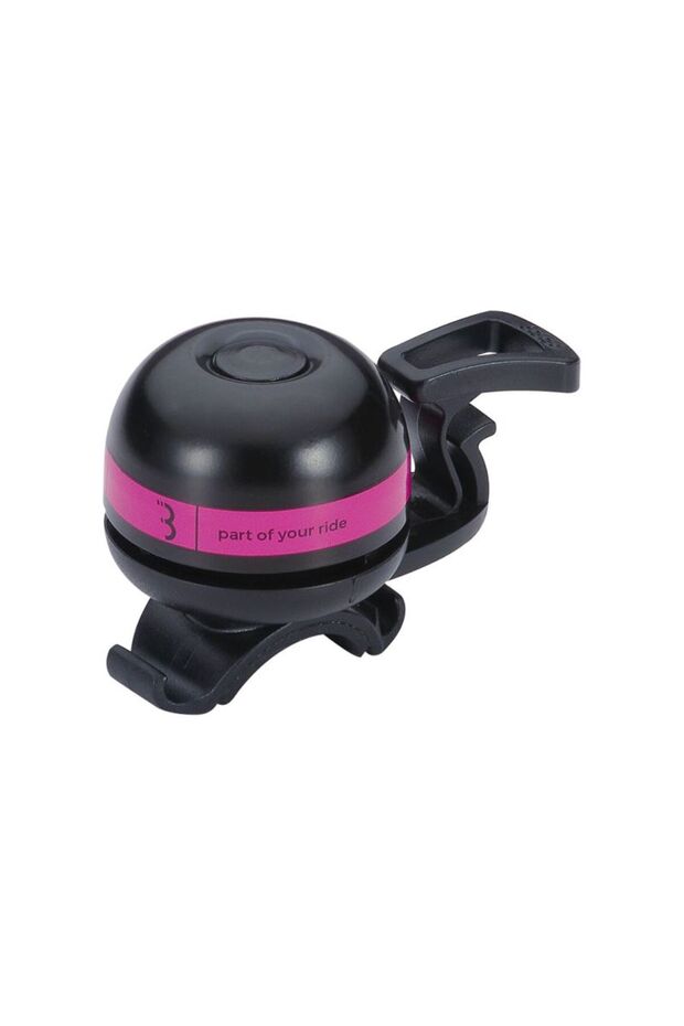 EasyFit Deluxe Bicycle Bell - Black/Magenta