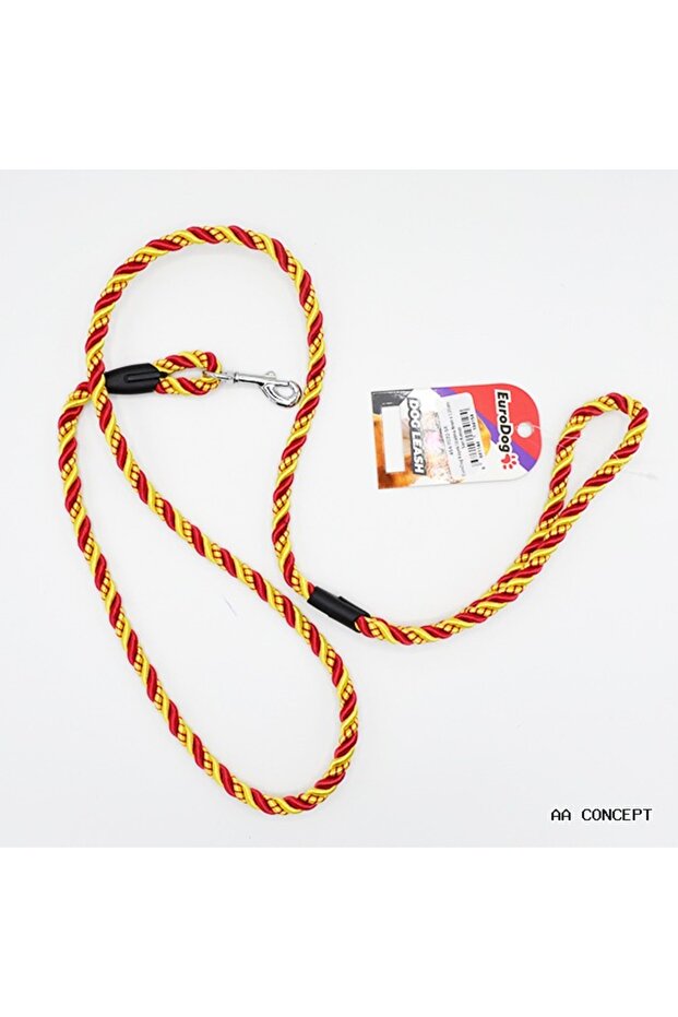 Concepta Dog Extension 8mm X 120cm (40525) Yellow Red