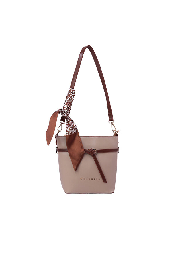 Women's Shoulder Bag Leather Tan