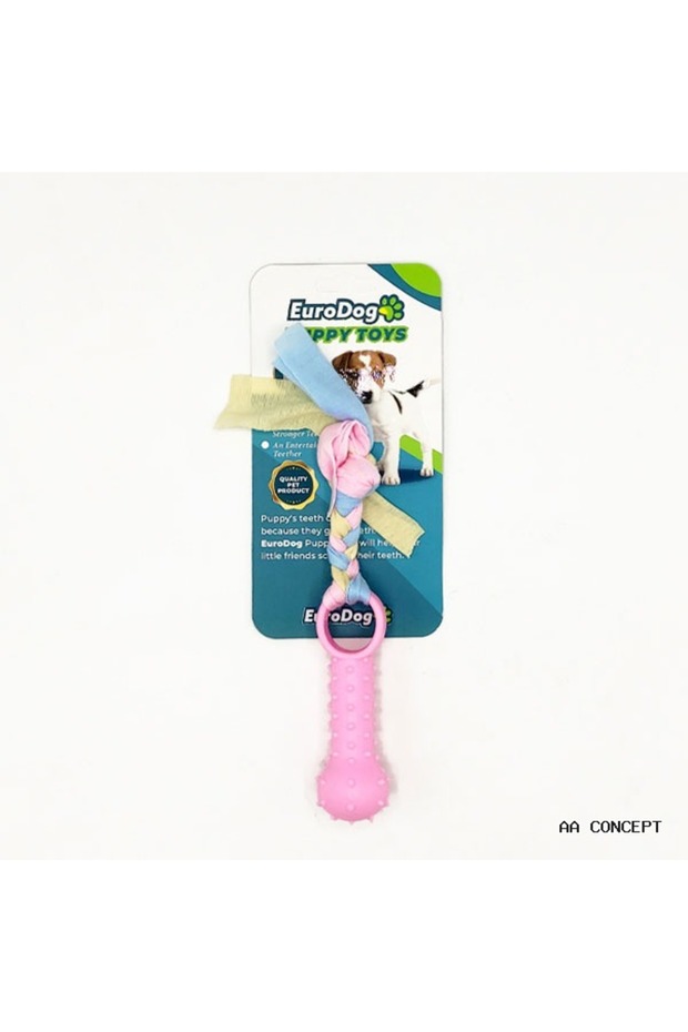 Concepta Puppy t Pink Small Bone Tooth (40754) Scratching Toy.