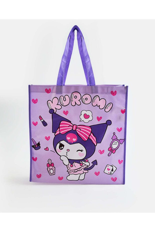 Kids Purple Kuromi Shopping Bag